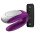 Satisfyer Double Fun - párový vibrátor ovládaný aplikáciou (fialový)