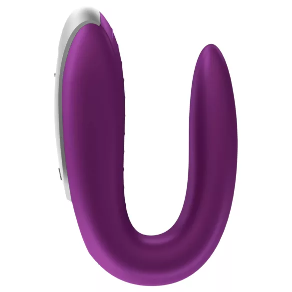 Satisfyer Double Fun - párový vibrátor ovládaný aplikáciou (fialový)