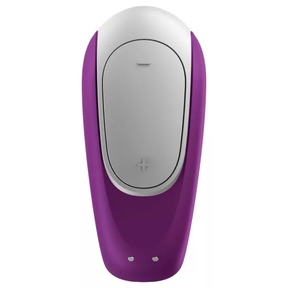Satisfyer Double Fun - párový vibrátor ovládaný aplikáciou (fialový)