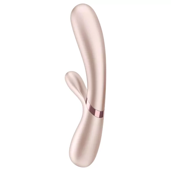 Satisfyer - vibrátor s vyhrievaním - ovládateľný cez aplikáciu - strieborný