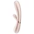 Satisfyer - vibrátor s vyhrievaním - ovládateľný cez aplikáciu - strieborný