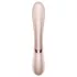 Satisfyer - vibrátor s vyhrievaním - ovládateľný cez aplikáciu - strieborný