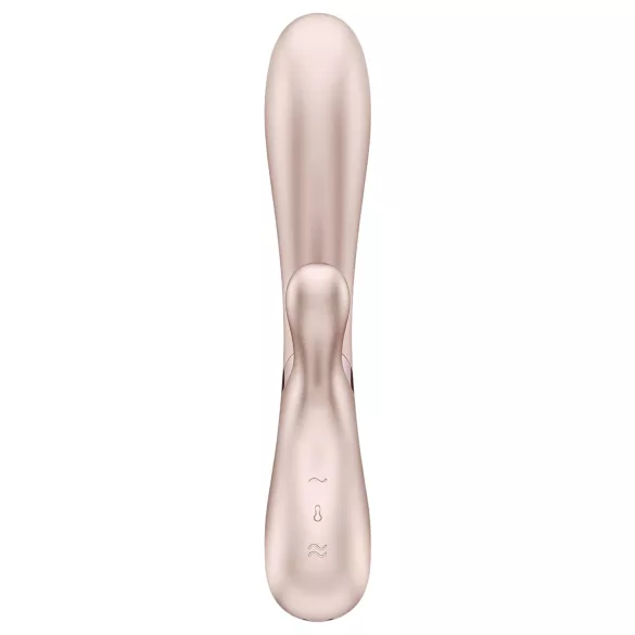 Satisfyer - vibrátor s vyhrievaním - ovládateľný cez aplikáciu - strieborný