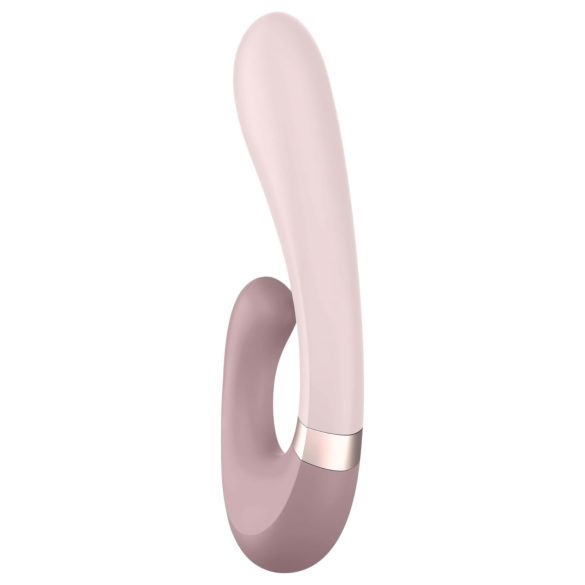 Satisfyer Heat Wave - inteligentný, hrejivý vibrátor s ramenom (béžový)