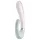 Satisfyer Heat Wave - vibrátor s vyhrievaním a ramenom - mätová
