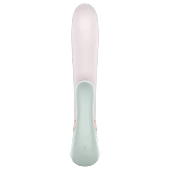 Satisfyer Heat Wave - vibrátor s vyhrievaním a ramenom - mätová
