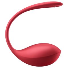   Satisfyer - vibračné vajíčko na diaľkové ovládanie - červené