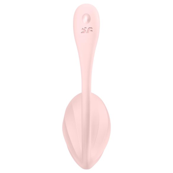 Satisfyer - vibračné vajíčko na diaľkové ovládanie - rebrované - ružové