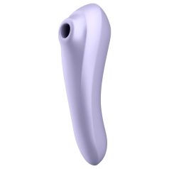   Satisfyer Dual Pleasure - vibrátor s tlakovými vlnami a vibráciou - fialový