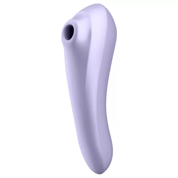 Satisfyer Dual Pleasure - vibrátor s tlakovými vlnami a vibráciou - fialový