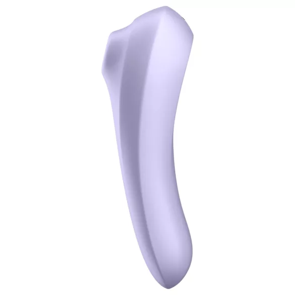 Satisfyer Dual Pleasure - vibrátor s tlakovými vlnami a vibráciou - fialový
