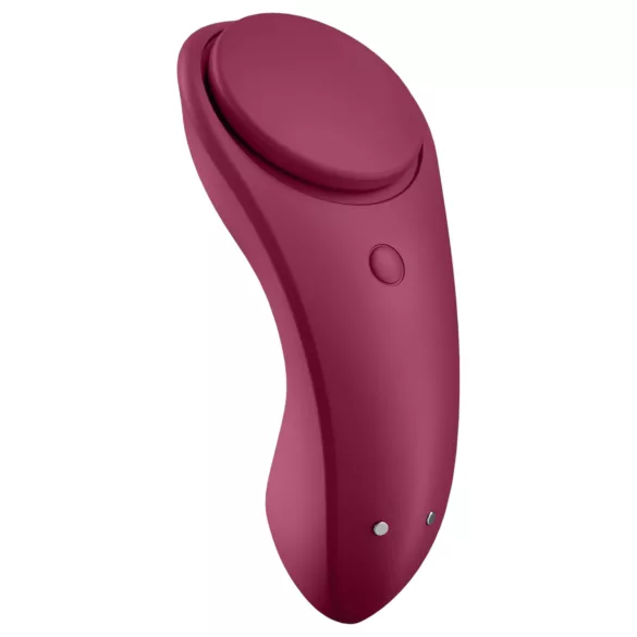Satisfyer - vibrátor do nohavičiek - smart, vodotesný - červený