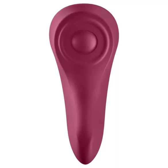 Satisfyer - vibrátor do nohavičiek - smart, vodotesný - červený