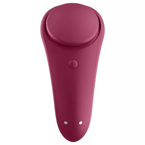 Satisfyer - vibrátor do nohavičiek - smart, vodotesný - červený