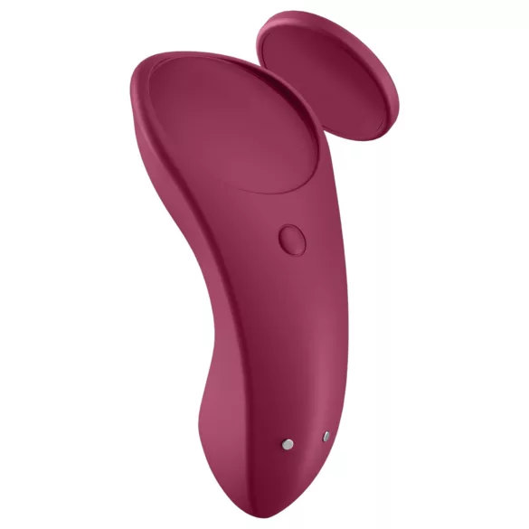 Satisfyer - vibrátor do nohavičiek - smart, vodotesný - červený