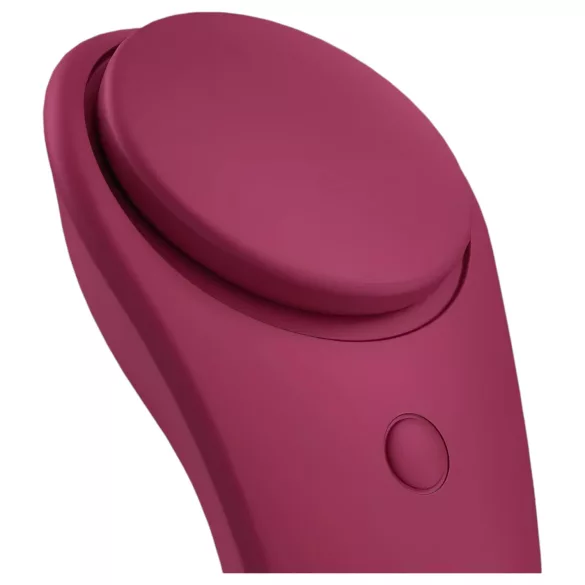 Satisfyer - vibrátor do nohavičiek - smart, vodotesný - červený