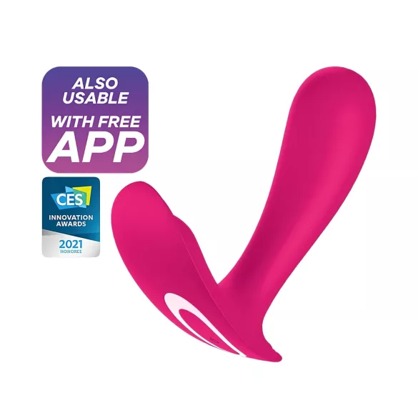 Satisfyer Top Secret - vibrátor s 2 motormi - smart - ružový