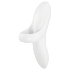   Satisfyer Bold Lover - nabíjací vodotesný prstový vibrátor - biely