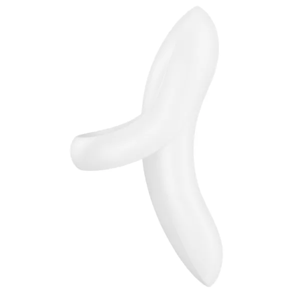 Satisfyer Bold Lover - nabíjací vodotesný prstový vibrátor - biely