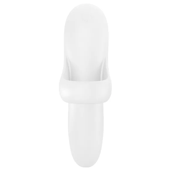 Satisfyer Bold Lover - nabíjací vodotesný prstový vibrátor - biely