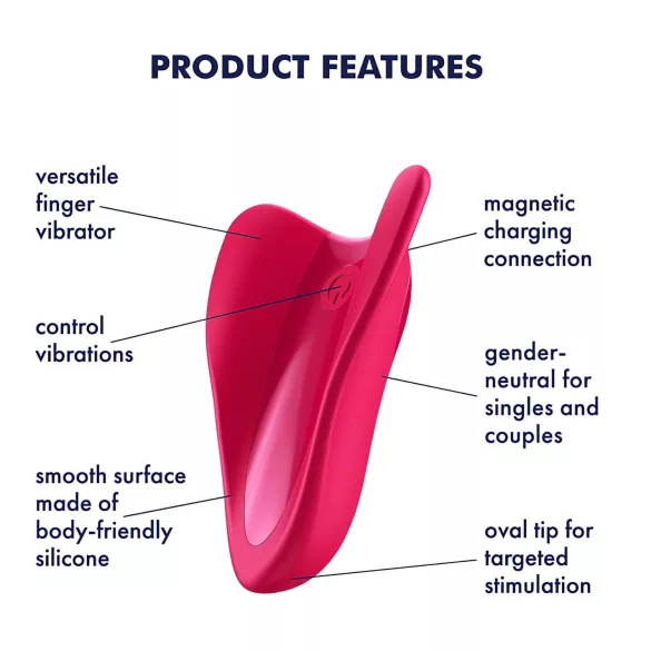 Satisfyer High Fly - nabíjateľný klitorálny vibrátor - vodotesný - ružový
