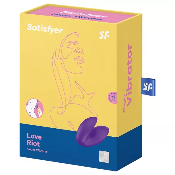 Satisfyer Love Riot - vibračný prstový stimulátor