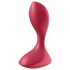 Satisfyer Backdoor Lover - nabíjací, vodotesný anál vibrátor (červený)