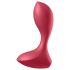 Satisfyer Backdoor Lover - nabíjací, vodotesný anál vibrátor (červený)