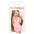 Penthouse Sweet & Spicy - čipková súprava s obojkom - ružová
