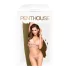 Penthouse Double Spice - čipkovaná súprava podprsenky - nude - L/XL