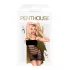 Penthouse Ecstasy Queen - neónová sieťovaná minišaty - čierna - XL