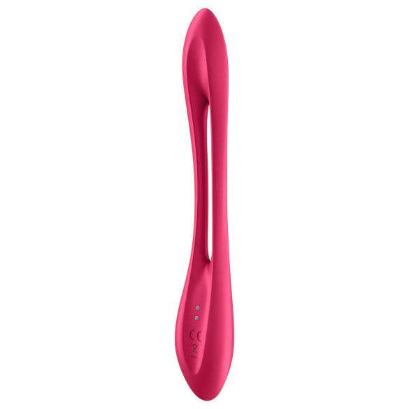 Satisfyer - párový vibrátor - nabíjateľný, flexibilný - červený
