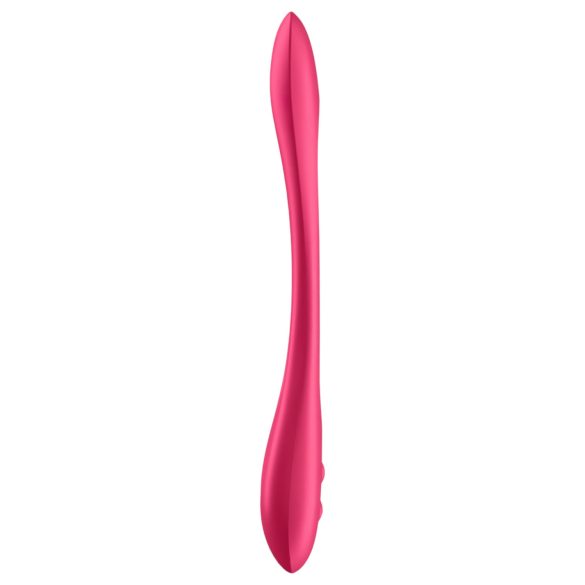 Satisfyer - párový vibrátor - nabíjateľný, flexibilný - červený