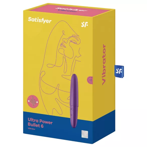 Satisfyer - vibrátor pre ženy - akumulátorový, vodotesný - fialová
