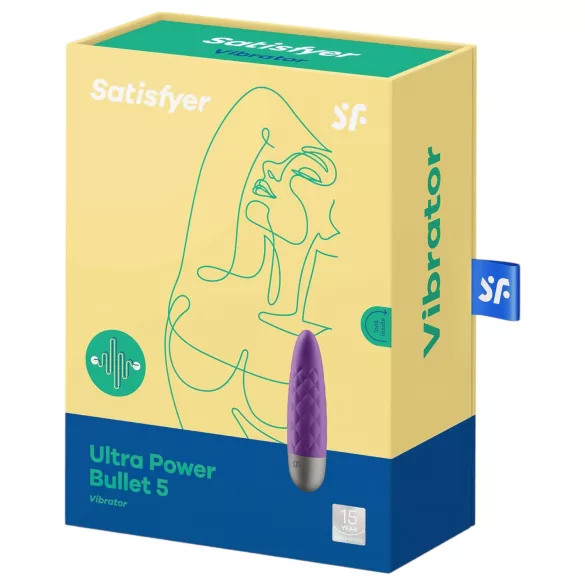 Satisfyer - vibrátor do vody na baterku - mini, fialový