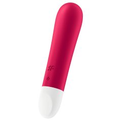   Satisfyer - vibrátor na klitorís - dobíjací, vodotesný - červený