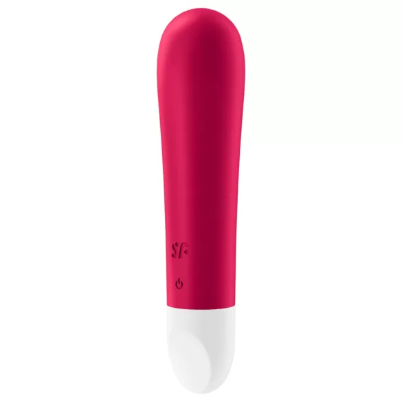 Satisfyer - vibrátor na klitorís - dobíjací, vodotesný - červený