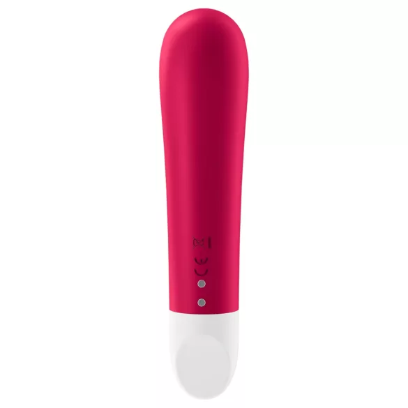 Satisfyer - vibrátor na klitorís - dobíjací, vodotesný - červený