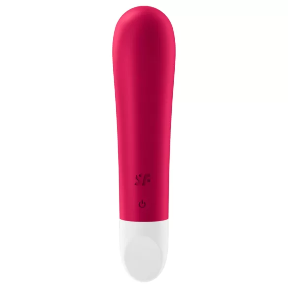Satisfyer - vibrátor na klitorís - dobíjací, vodotesný - červený