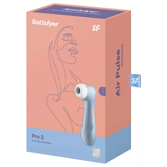 Satisfyer Pro 2 Gen2 - akumulátorový stimulátor klitorisu s tlakovými vlnami (modrý)