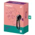Satisfyer Majestic Duo - vibračný vodeodolný erekčný krúžok - čierny