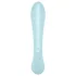 Satisfyer Triple Oh - vibrátor na klitoris s ramenom - nabíjateľný - modrý