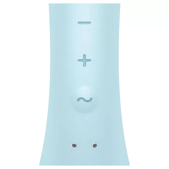 Satisfyer Triple Oh - vibrátor na klitoris s ramenom - nabíjateľný - modrý
