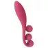 Satisfyer Tri Ball 1 - vibrátor na klitoris aj bod G - dobíjací - červený