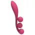 Satisfyer Tri Ball 1 - vibrátor na klitoris aj bod G - dobíjací - červený