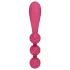 Satisfyer Tri Ball 1 - vibrátor na klitoris aj bod G - dobíjací - červený