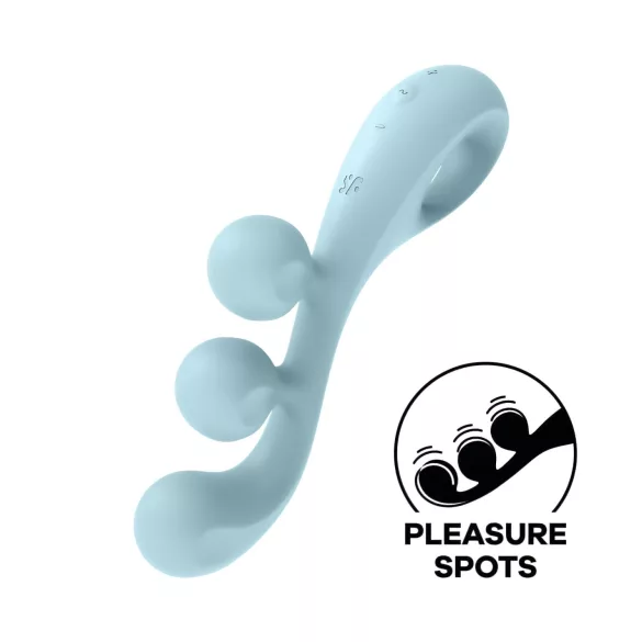 Satisfyer Tri Ball 2 - multifunkčný vibrátor - mätová farba