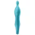 Satisfyer A-Mazing 2 - vibrátor na bod A - dobíjací - tyrkysový