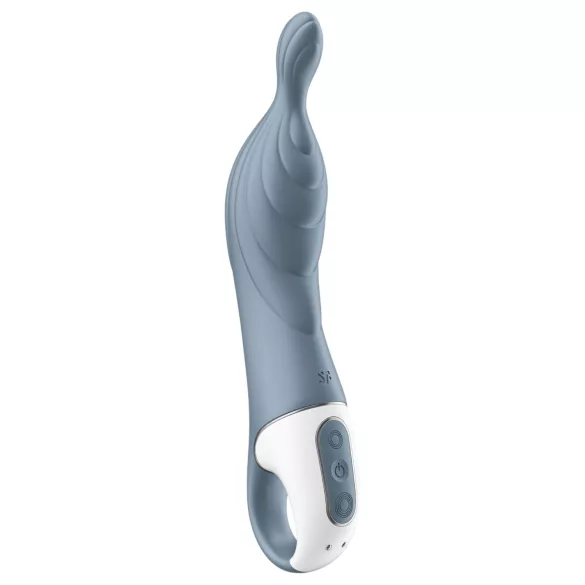 Satisfyer A-Mazing 2 - akumulátorový, vibrátor na bod A (sivý)