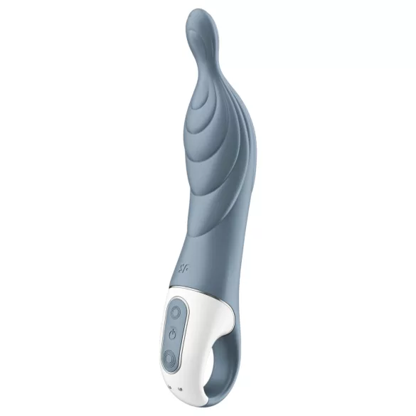 Satisfyer A-Mazing 2 - akumulátorový, vibrátor na bod A (sivý)
